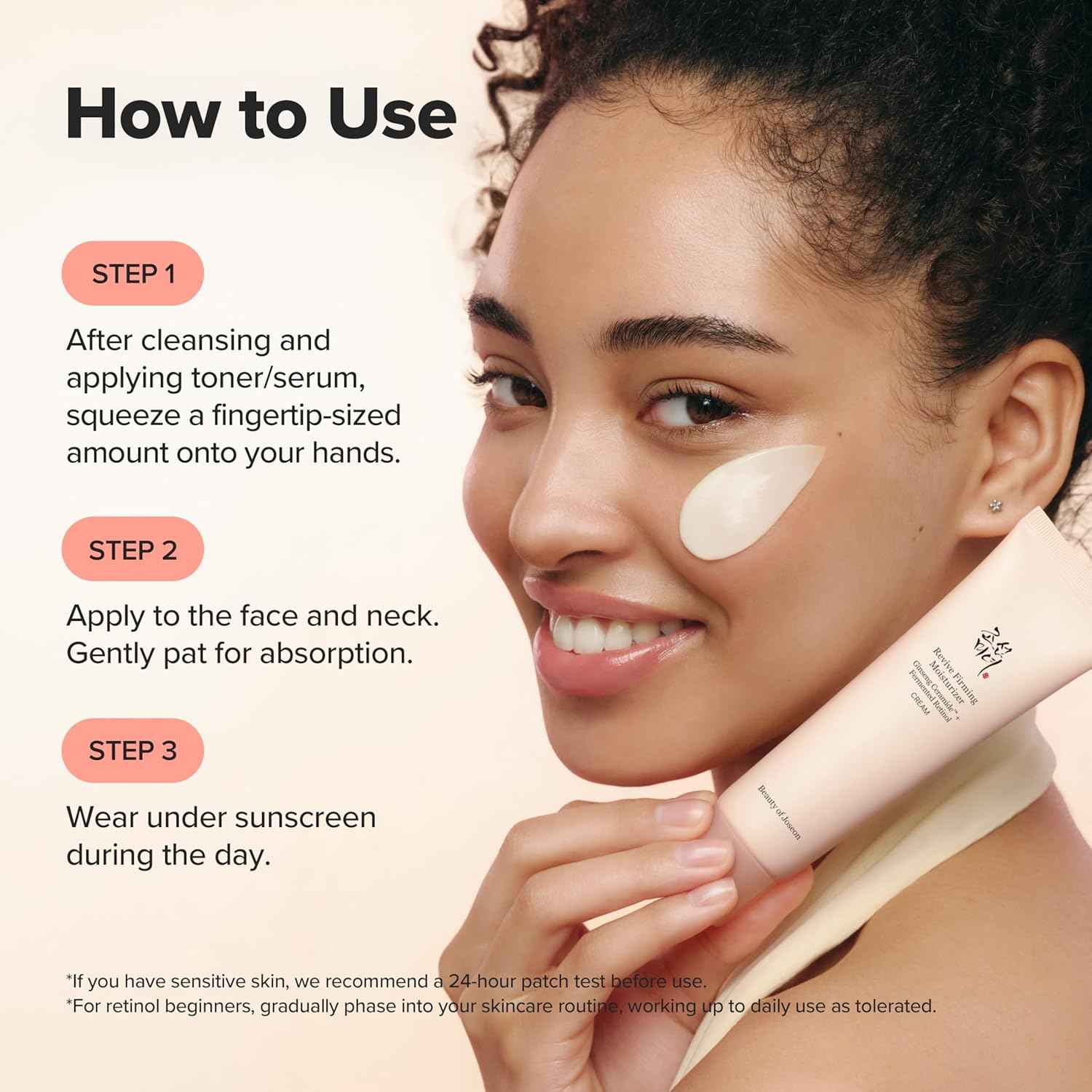 Beauty of Joseon Revive Firming Moisturizer Ginseng Ceramide + Fermented Retinol for Dry, Sensitive Skin Korean Skincare for Women and Men, 60ml,2.02 fl.oz.