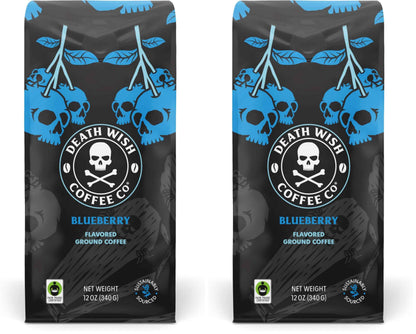 Death Wish Coffee, Organic and Fair Trade Ground Coffee, 16 oz