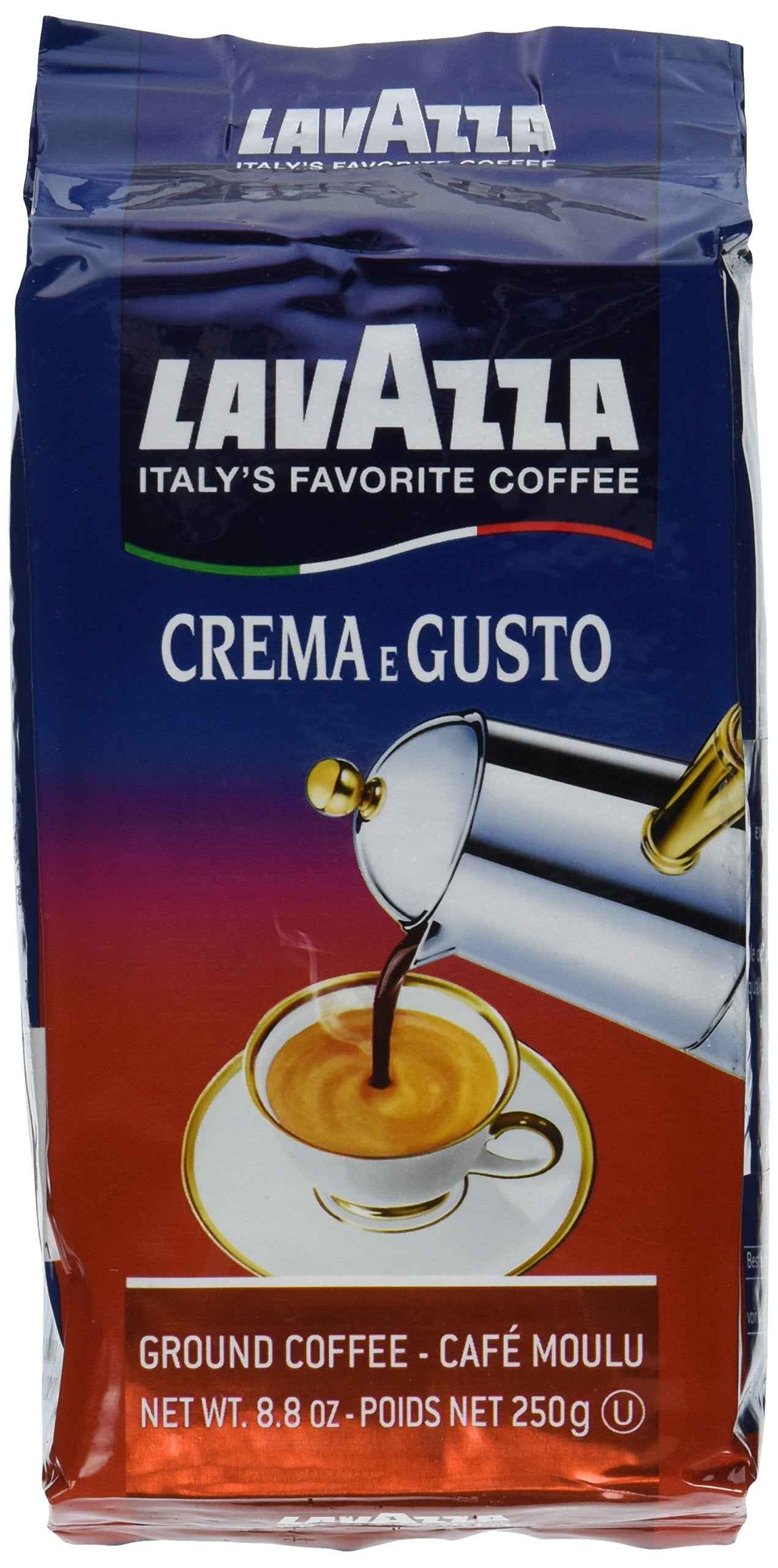 Lavazza Ground Coffee, Medium Roast, Arabica and Robusta Blend