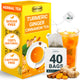 Turmeric Ginger Cinnamon Tea - 40 Tea Bags (Pack of 1)