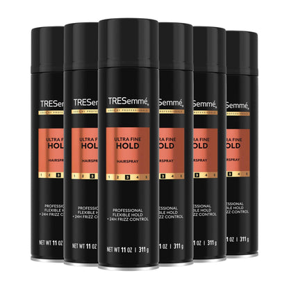 TRESemmé Ultra Fine Mist Hairspray Pack of 6 For Flexible Hold with Pro Lock Tech 11 oz
