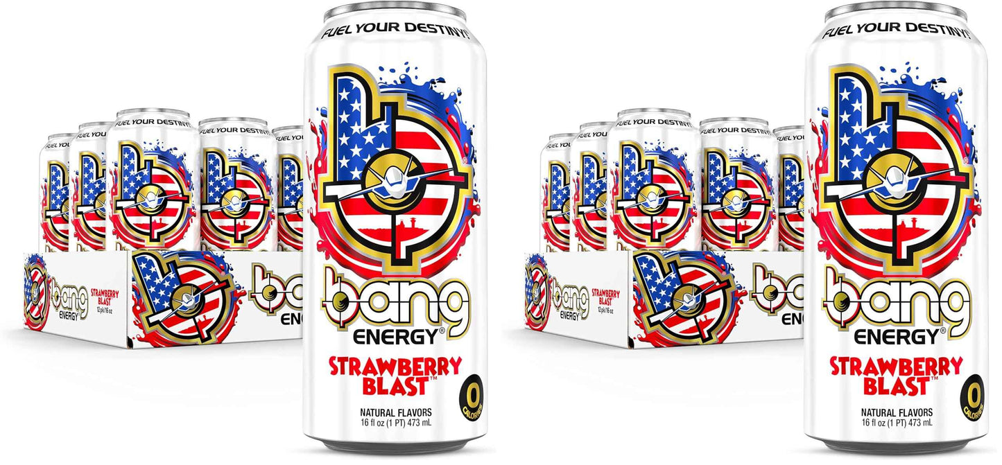 Bang Energy, Sugar-Free Energy Drink, 16-Ounce