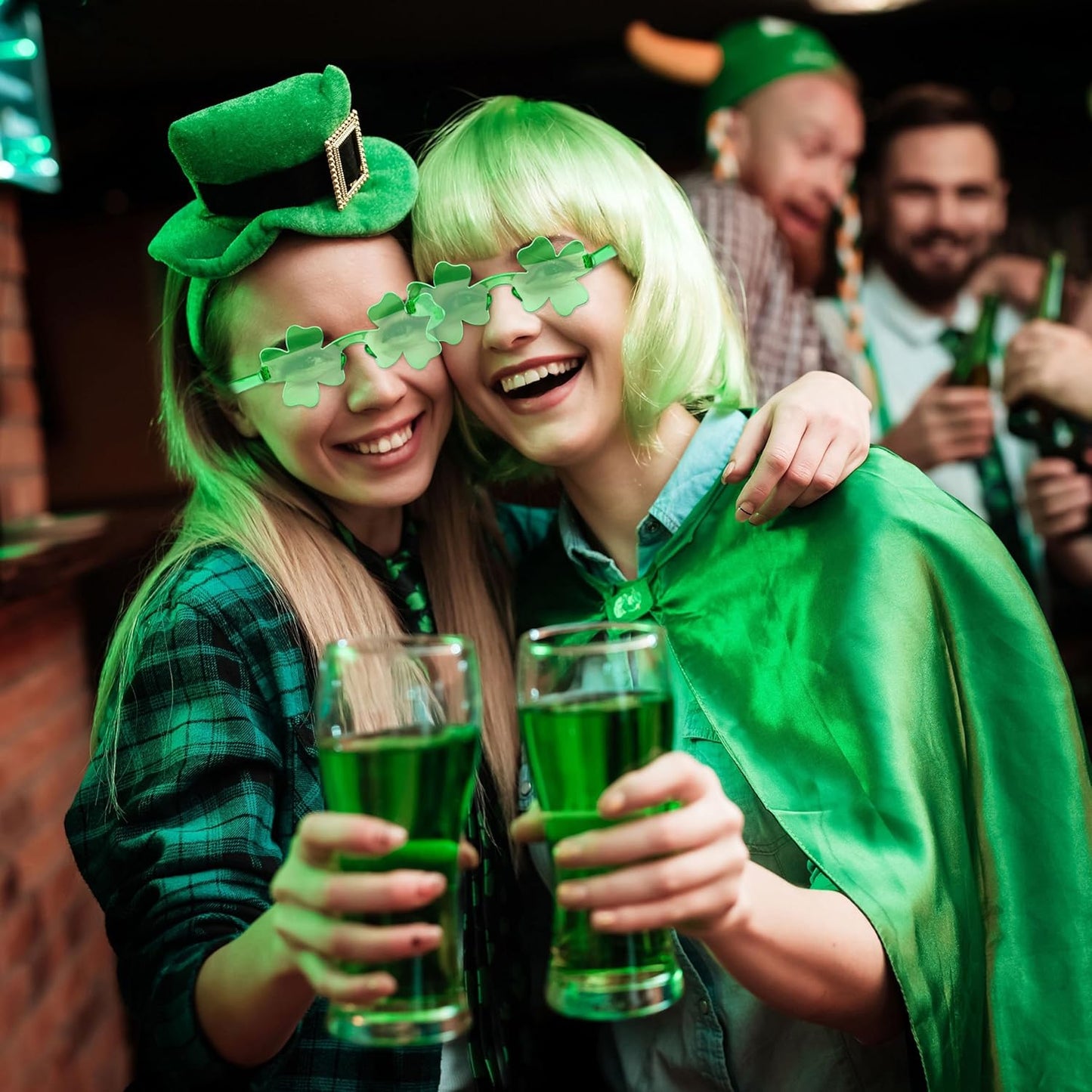 JOYIN_6_PCS_St._Patricks_Day_Sunglasses_Shamrock,_St_Patrick_Accessories_Shamrock_Glasses_Clover_Eyewear,_St_Patrick_Party_Favor_Supply