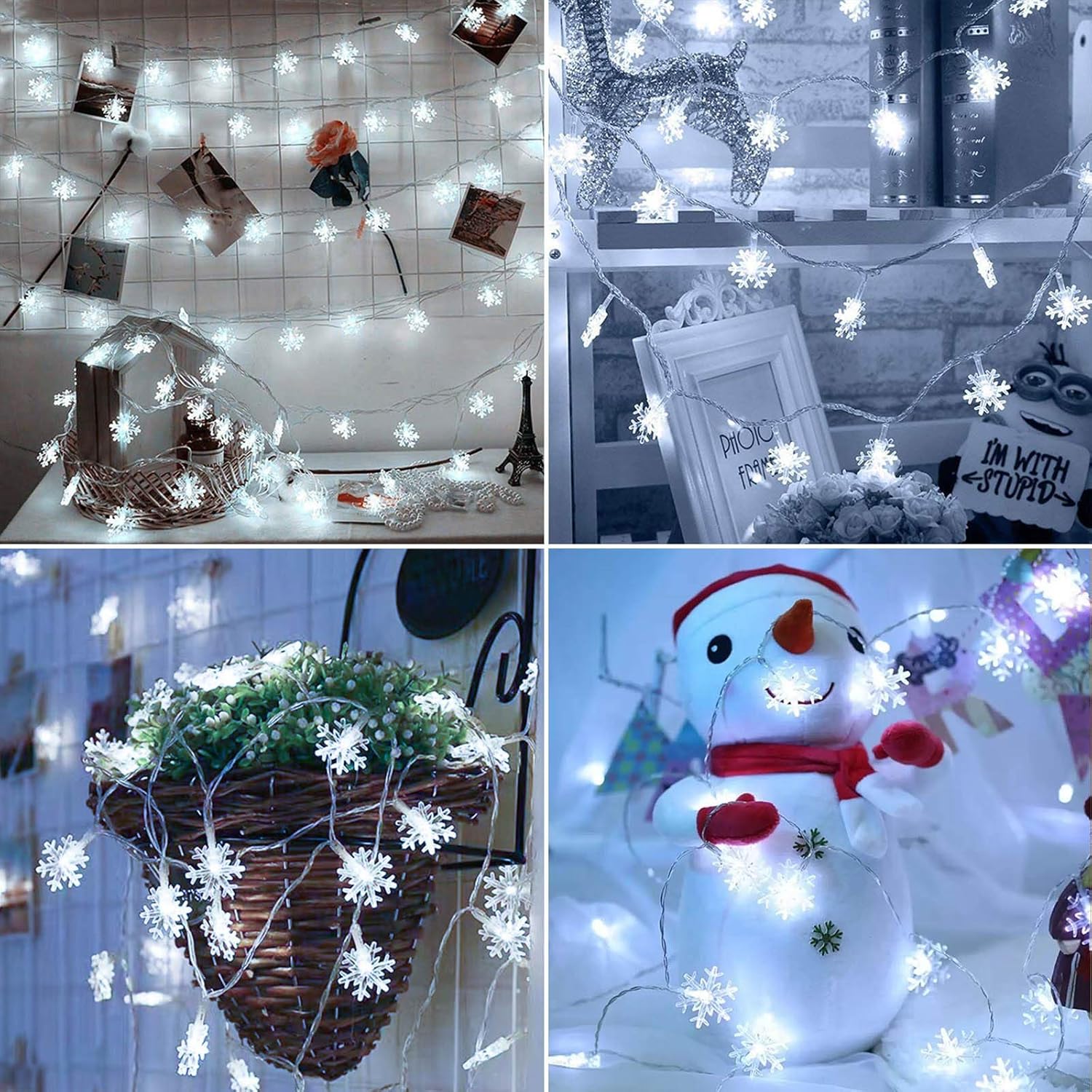 BrizLabs_White_Snowflake_Christmas_String_Lights,_16.08ft_40_LED_Christmas_Lights_with_Remote,_Snowflake_String_Light_Battery_Operated,_8_Modes_Xmas_Tree_Light_Waterproof_for_Outdoor_Indoor_Decoration