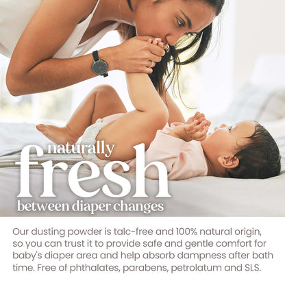Burt's_Bees_Baby_Dusting_Powder,_100%_Natural_Origin_Baby_Powder_Talc-Free,_7.5_oz._Bottle