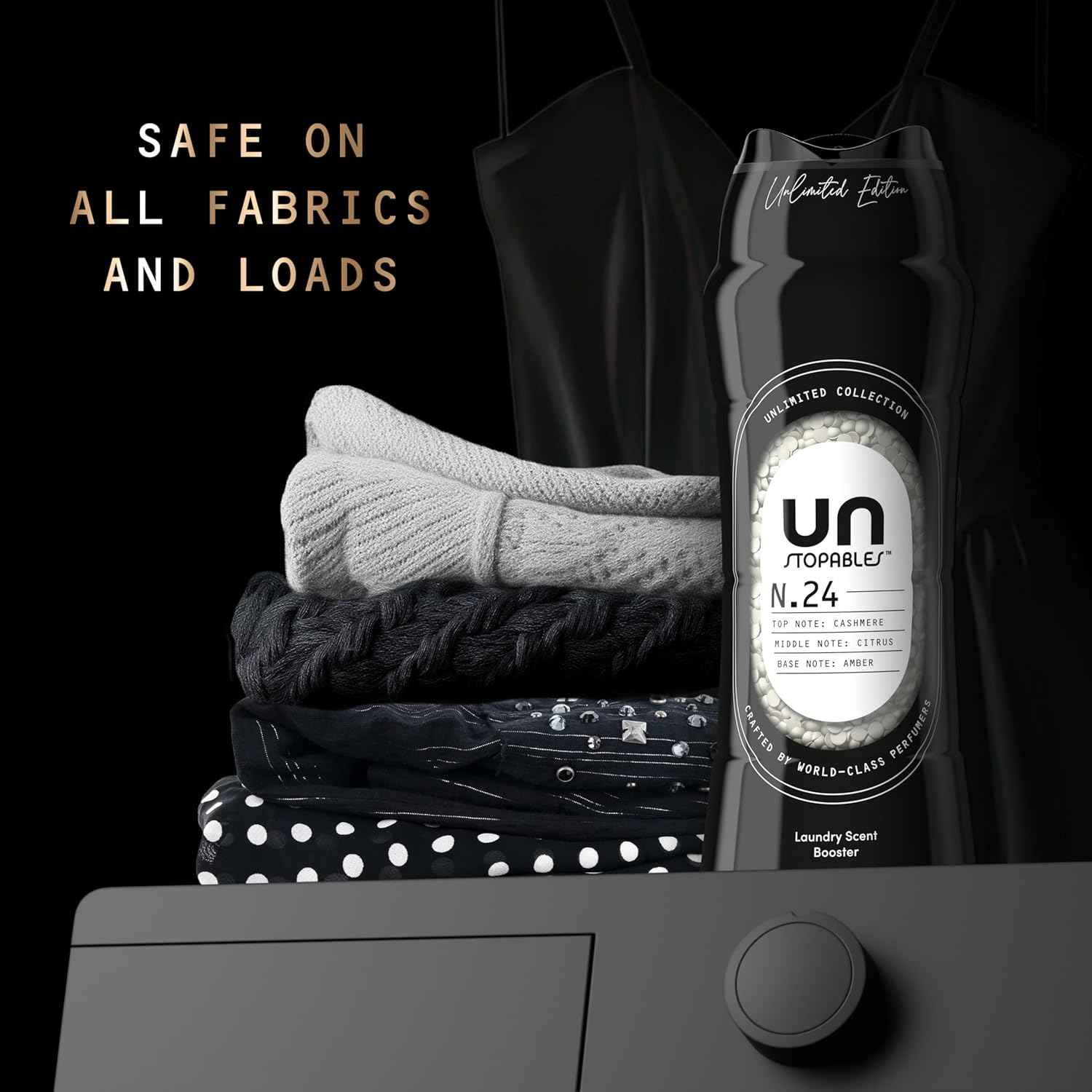 Downy Unstopables Unlimited Collection In-Wash Laundry Scent Booster Beads, Long-Lasting Fresh Scent Beads
