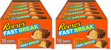 REESE'S FAST BREAK Peanut Butter Nougat Candy Bars, 1.8 oz