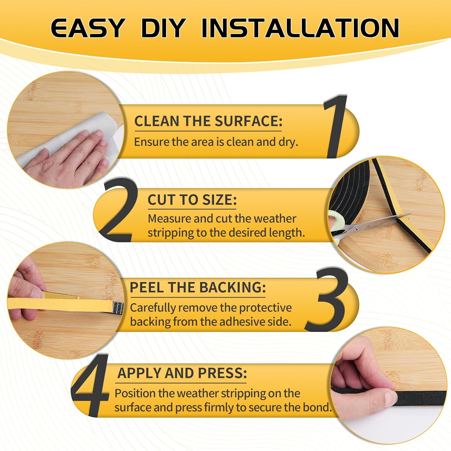 26Ft_Weather_Stripping_Door_Seal_-_1/2"_x_1/4"_Door_Seal_Strip_for_Door_Frame,_High_Density_Foam_Insulation_Tape,_Self_Adhesive_Soundproof_Gap_Filler_for_Doors,_Windows,_Sliding_Door_and_AC_Units