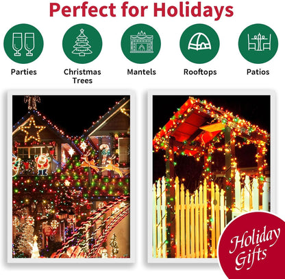 LAMPHOME_Super-Bright_Extendable_Christmas_Lights_Decoration_100Lights_19.6ft_UL_Certified_Mini_Bulb_String_Lights_for_Outdoor_Christmas_Tree_Garden_Patio_Wedding_Decor