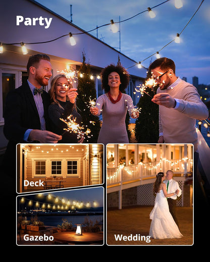 VIPAR_Outdoor_String_Lights_LED_Patio_Lights_IPX5_Waterproof_with_10+1_ST38_Shatterproof_Edison_Bulbs,_2700K_Connectable_Outside_Hanging_Light_for_Porch,_Garden,_Backyard,_Deck,_Balcony,_E12_Base