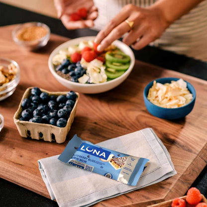 LUNA Bar - Variety Pack - 6 Flavors - Gluten Free Snack Bars - Non-GMO - Protein Bars - Made with Organic Oats (12 Pack)