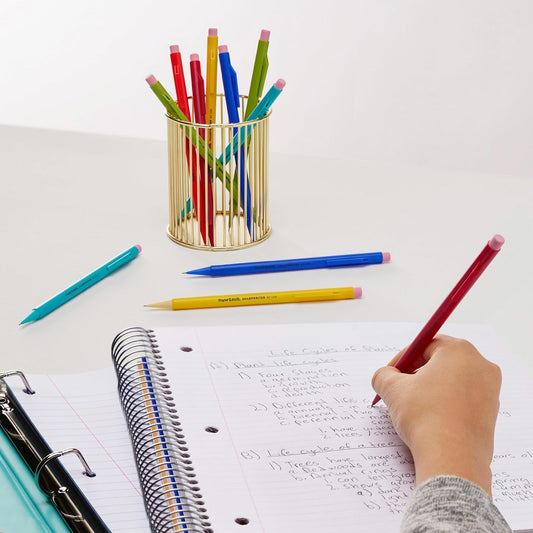 Paper_Mate_SharpWriter_Mechanical_Pencils_|_0.7_mm_#2_Pencil_|_Pencils_for_School_Supplies,_Yellow,_36_Count