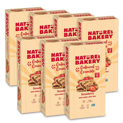 Nature’s Bakery Oatmeal Crumble Bars, Real Fruit, Vegan, Non-GMO, Breakfast bar
