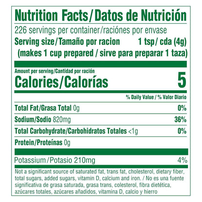Knorr Granulated Bouillon, gravies, and soups Fat and Cholesterol Free