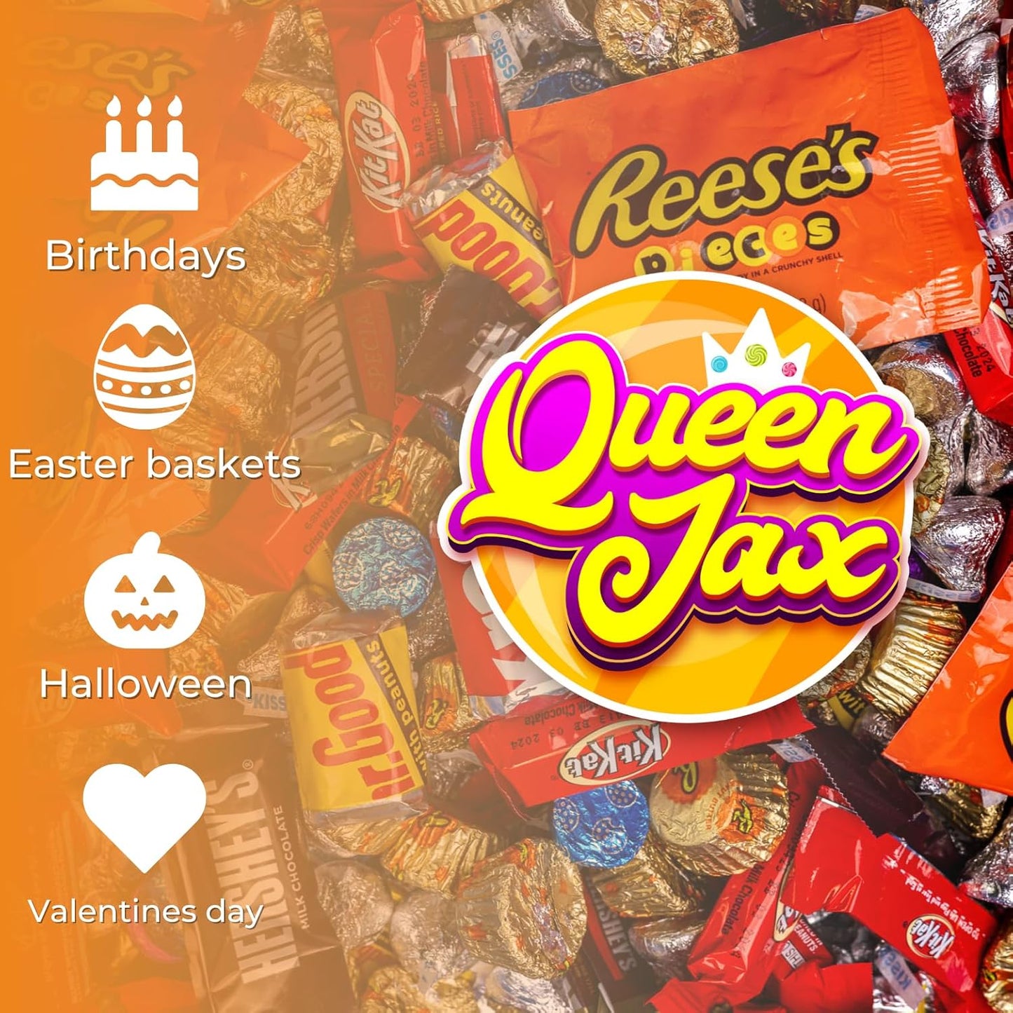 Chocolate_Candy_Variety_Pack-_2_Lb_-_Dark_&_Milk_Candies_and_More!_-_Bulk_Candies,_Individually_Wrapped_by_Queen_Jax
