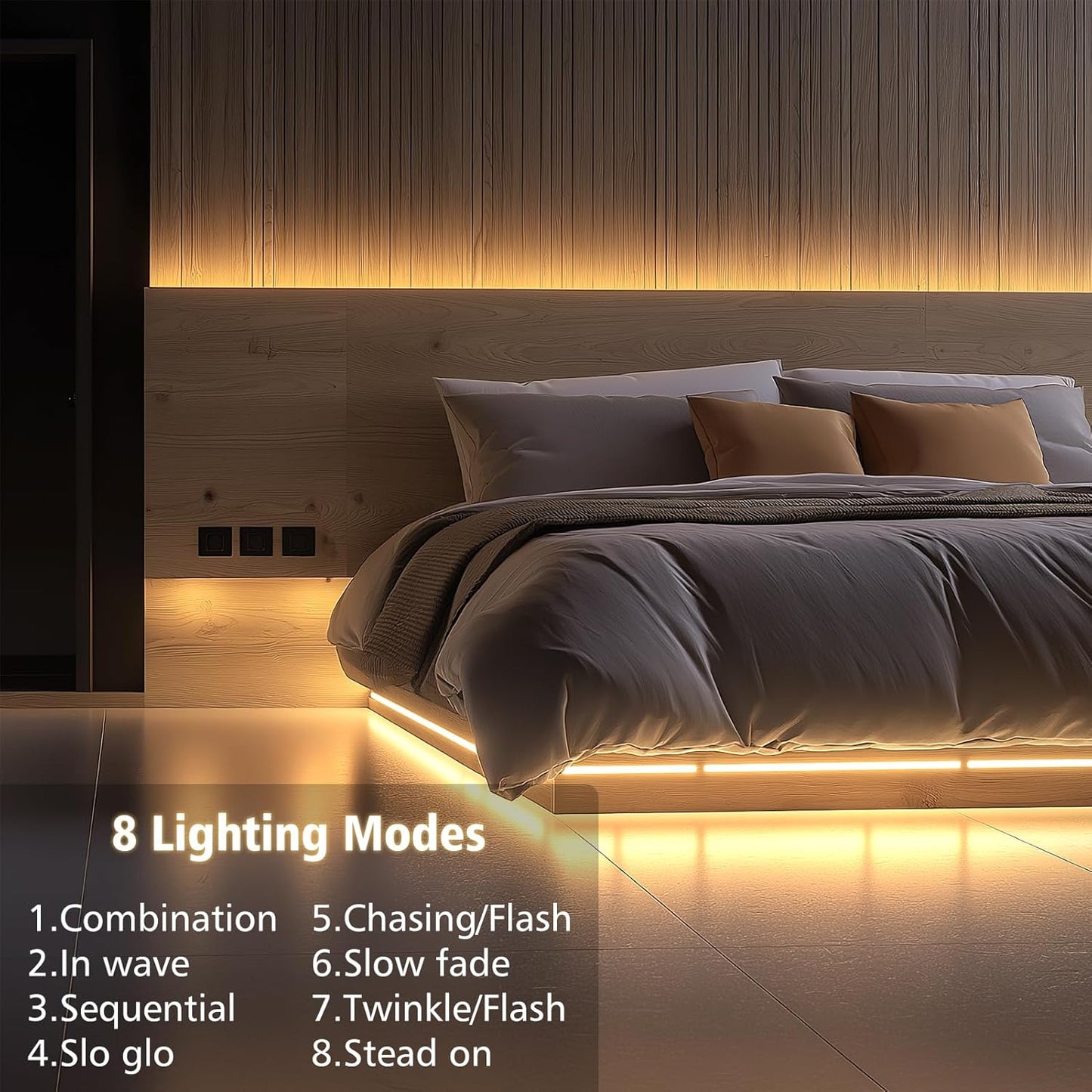 echosari_Strip_Lights_Battery_Operated,_3.3FT_Tape_Light_with_Self-Adhesive_Timer_Dimmable_Cuttable_Remote_Control_for_Indoor_Stairs_Cabinets_Shelves_TV_Home_Decor_(Warm_White/Cool_White)