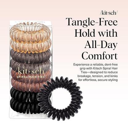 Kitsch_Spiral_Hair_Ties_for_Women_–_Hair_Ties_No_Damage,_Ponytail_Holders_for_Thick_and_Thin_Hair_–_Creaseless_and_Dent-Free_Coil,_Phone_Cord_Style_|_Ideal_Gifts_for_Women_-_8pc_Set,_Brunette