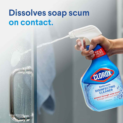 Clorox Disinfecting All-Purpose Cleaner and Bathroom Cleaner, Household Essentials
