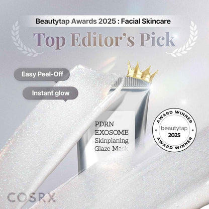 COSRX PDRN EXOSOME Glaze Wrapping Mask with SALMON DNA PDRN, Instant Glow, Easy Peel-Off Overnight Mask for Glass Skin, Firmness, Elasticity & Skin Texture Care, Mothers day gifts Korean Skin Care