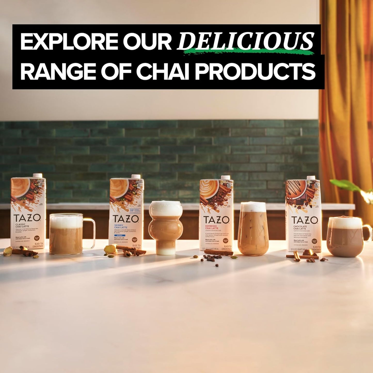 TAZO_Decaf_Chai_Latte,_Black_Tea_Concentrate,_Easy-to-Serve_Chai_Tea_for_Everyday_Lattes,_Hot_or_Iced_Tea_and_Mocktails,_32_oz_Tea_Mix_Carton