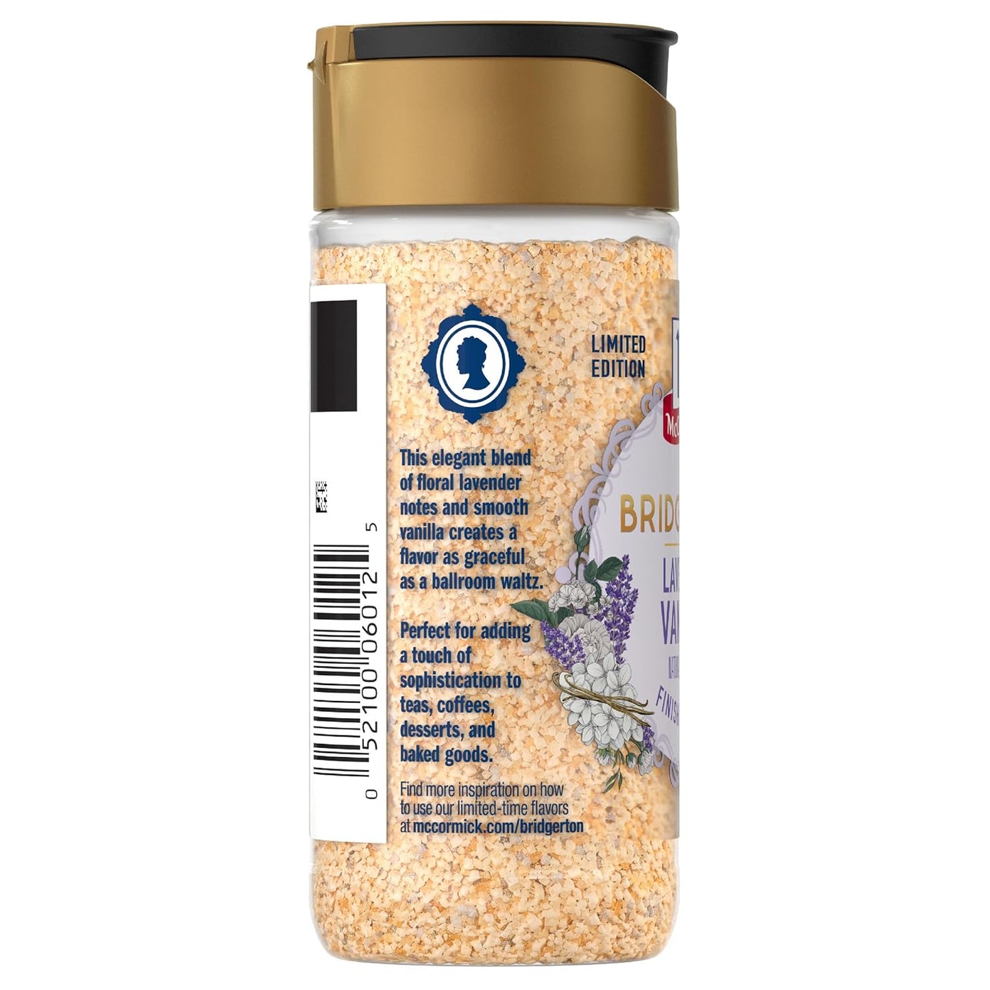 McCormick_Bridgerton_Finishing_Sugar,_Lavender_Vanilla,_Limited_Edition,_Floral_Lavender_Notes,_Smooth_Vanilla_Flavor,_For_Cakes,_Cocktails,_Matcha_Tea,_and_More,_3.45_oz