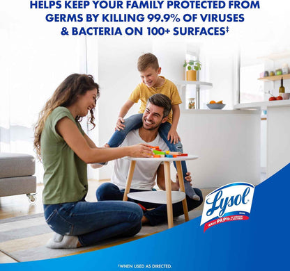 Lysol Disinfectant Wipes Bundle, Dorm Room Essentials, Multi-Surface Cleaning Wipes, For Disinfecting & Cleaning, Lemon & Lime Blossom, Crisp Linen, Mango & Hibiscus, 3x80 ct