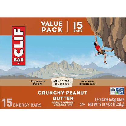 CLIF BAR - Energy Protein Bars - Made with Organic Oats - Energy Bars - Non-GMO