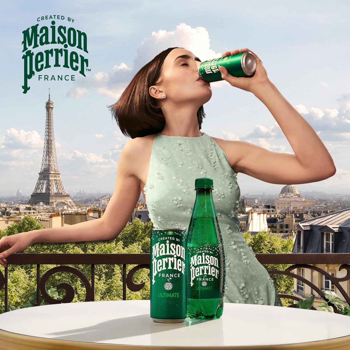 Maison Perrier Ultimate Sparkling Water, 11.15 FL OZ Cans, 8 Count, 3 Pack
