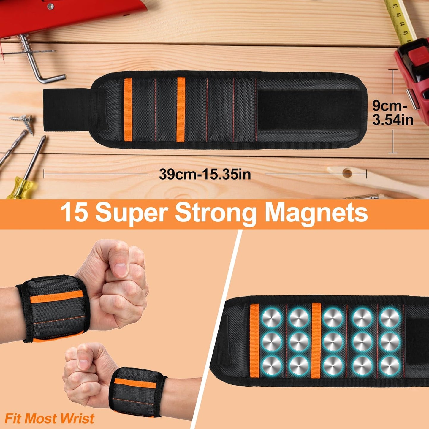 Tmacker_Stocking_Stuffers_Magnetic_Wristband_for_Tools_Holding_Screws_Nail_Drill_Bits-Adjustable_Velcro_Strap_Breathable_for_Men_Dad_Husband_Father_Grandpa_DIY_Handyman_Gifts_for_Christmas_Birthday