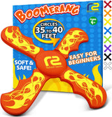 Fun Boomerang for Kids - Easter Basket Stuffers - Soft & Easy to Use - Best Gifts for 6 7 8 9 10 Year Old Boys & Girls + 2026 Top Toys for Boys Age 8-12 - Fun Outdoor Toy for Boys Girls Gift Ideas