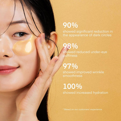 TEREZ_&_HONOR_24K_Gold_Retinol_Under_Eye_Patches_-_60_Korean_Hydrogel_Eye_Masks_with_Collagen_Peptide_for_Wrinkles,_Dark_Circles,_Puffy_Eyes,_Radiance_&_Firming_-_Self_Care,_Gifts_for_Women_and_Men