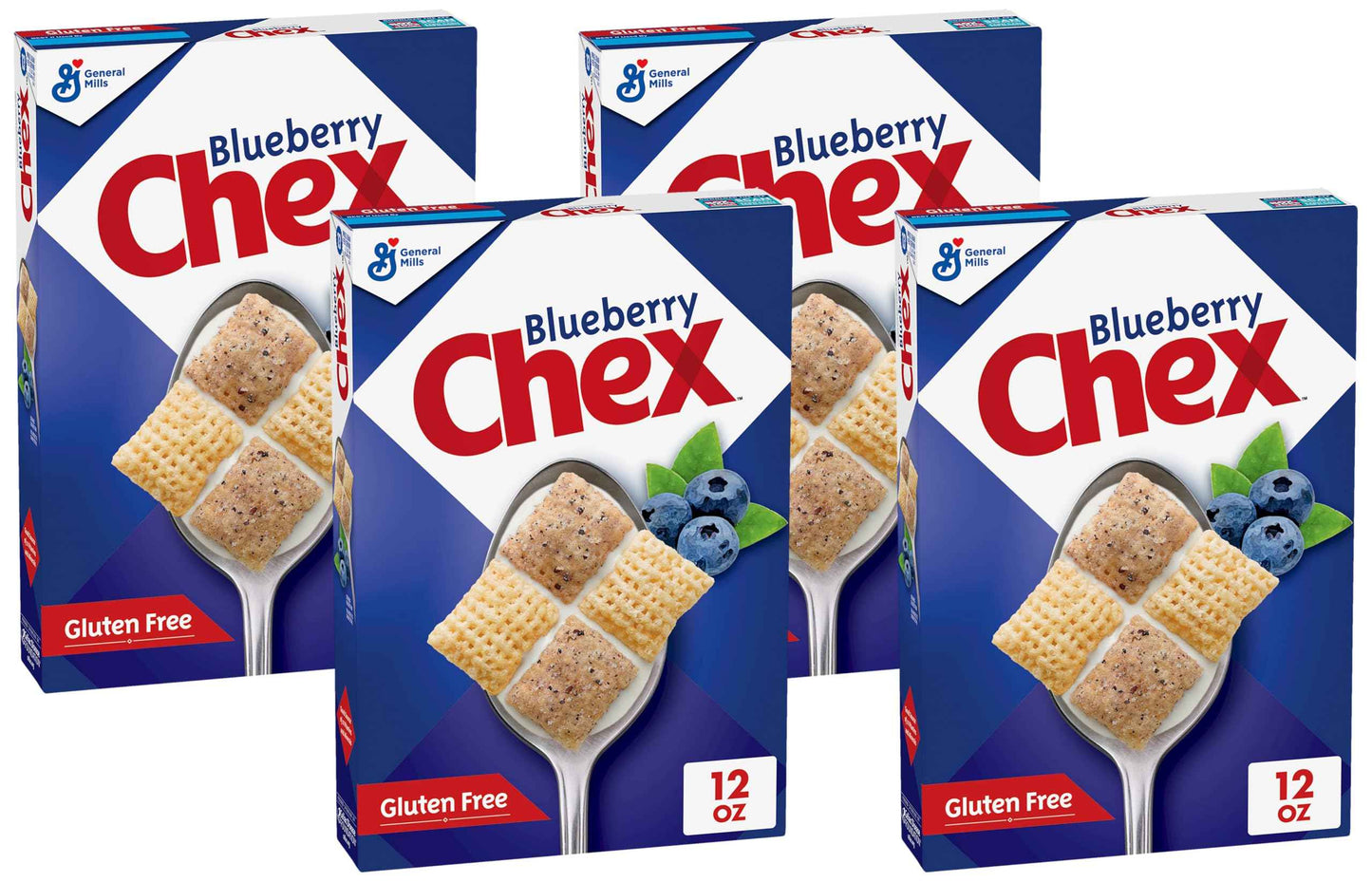 Blueberry Chex Cereal, Gluten Free Breakfast Cereal, Made with Whole Grain