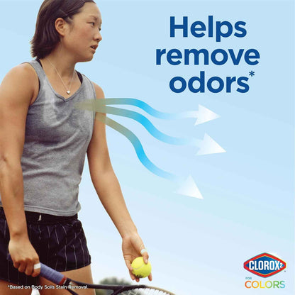 Clorox 2 for Colors - Stain Remover and Color Brightener Packs, 40 Count