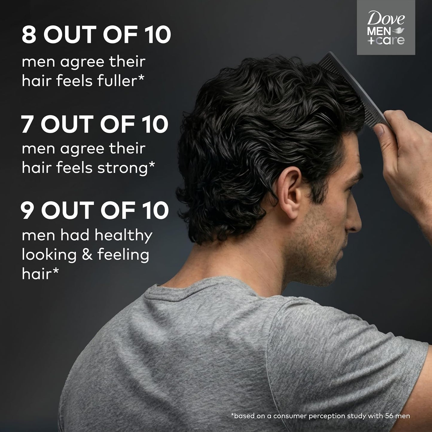 DOVE_MEN_+_CARE_Shampoo_1_count_Charcoal_+_Clay_for_Real_Hair_that_Powers_Up_Hair_Strength,_with_Deep_Purifying_Benefits,_28_Fl_oz