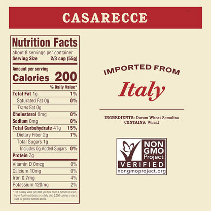 Rao's_Homemade_Casarecce_Pasta,_16oz,_Traditionally_Crafted,_Premium_Quality,_From_Durum_Semolina_Flour,_Traditional_Bronze_Die_Cut,_Imported_from_Italy