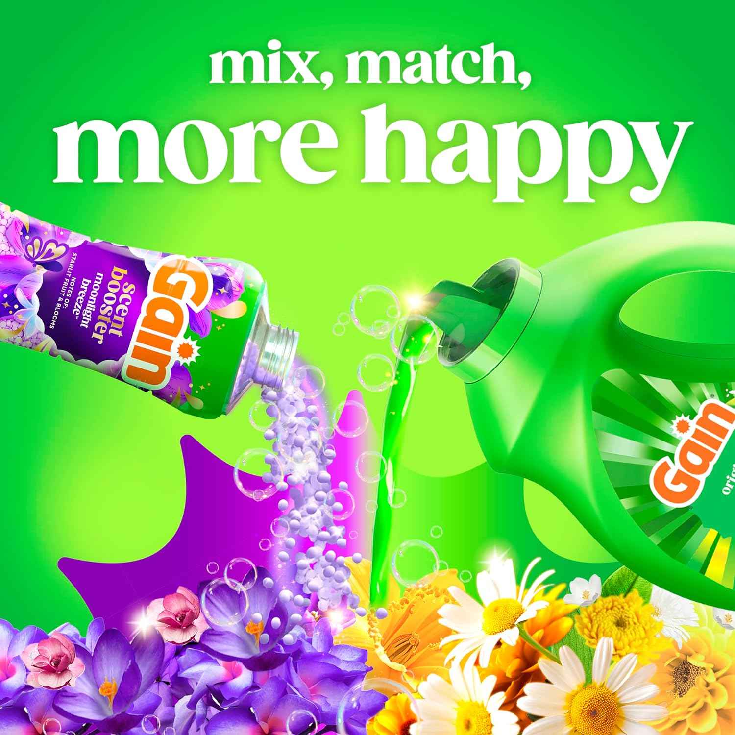 Gain Liquid Laundry Detergent with Odor Defense, Original Scent, Laundry Soap For HE Washing Machines, 177 fl oz, 134 Loads (Packaging May Vary)