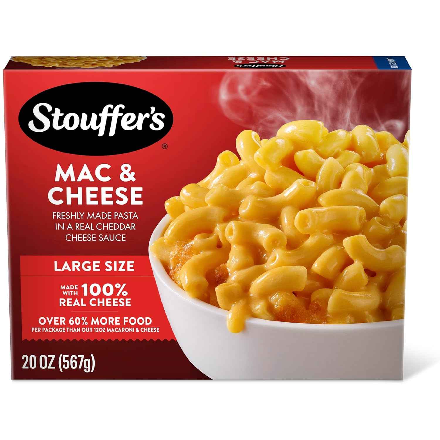 Stouffer's Macaroni And Cheese, Large Size, Oven Or Microwave Dinner, Easy Frozen Dinners