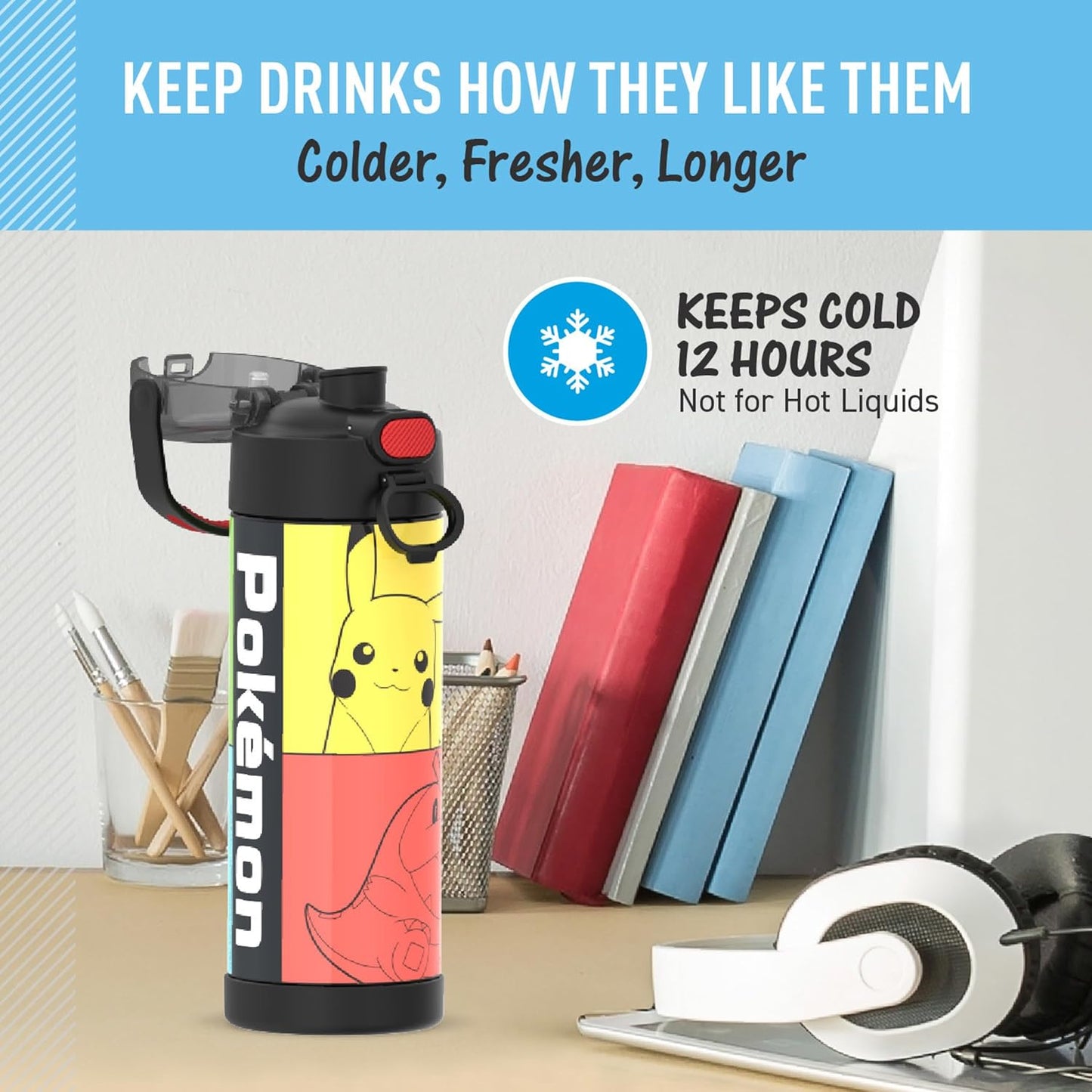 THERMOS_FUNTAINER_16_Ounce_Stainless_Steel_Vacuum_Insulated_Bottle_with_Wide_Spout_Lid,_Pokemon