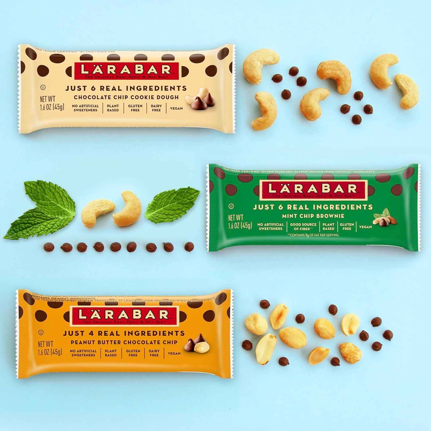 Larabar Cashew Cookie, Fruit and Nut Bars, Gluten Free and Vegan