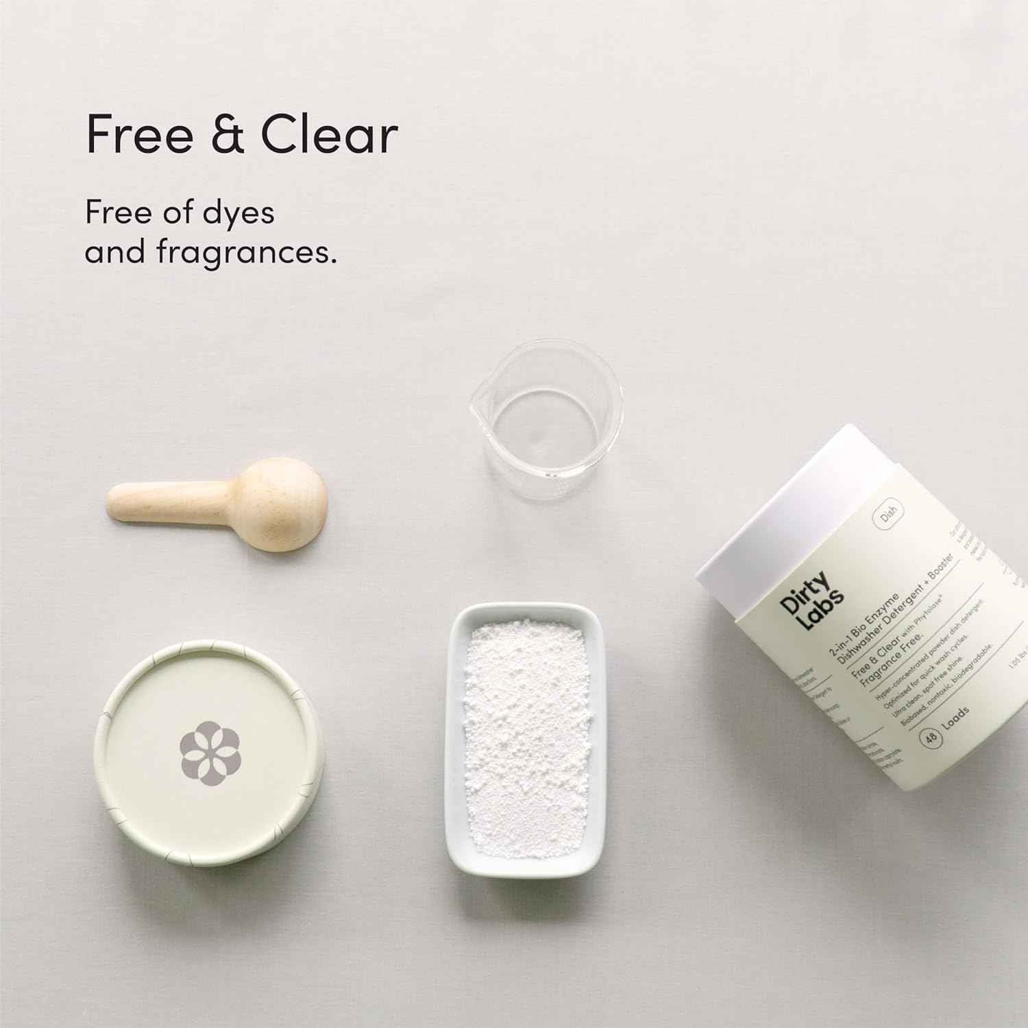 Dirty Labs | Dishwasher Detergent and Booster | Ultra Clean, Spot Free, Quick Wash Optimized | Hyper Concentrated