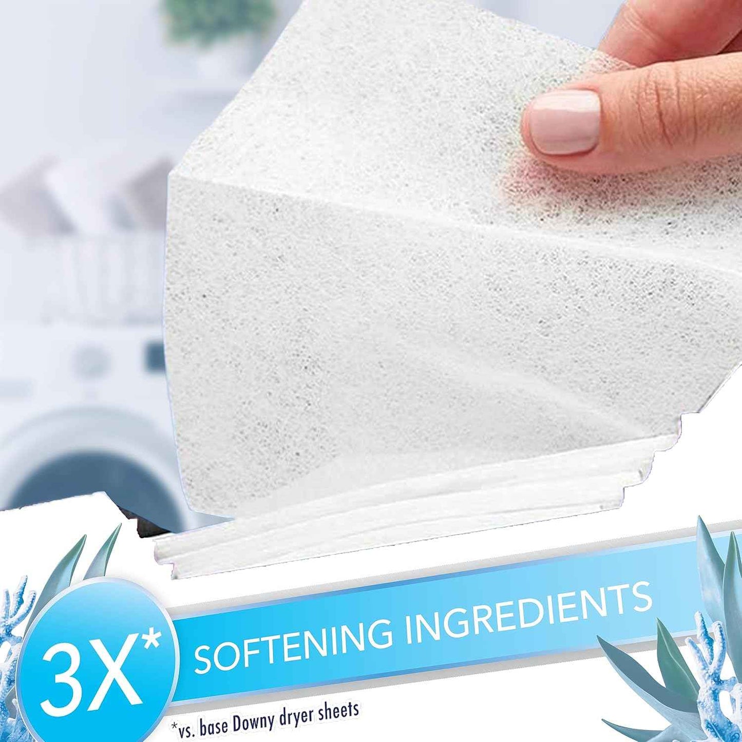 Downy Light Mega Dryer Sheets, Fabric Softener Dryer Sheets