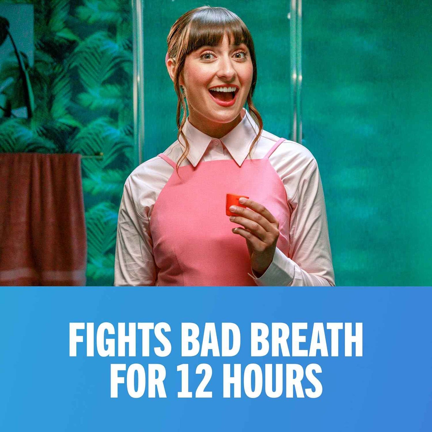 TheraBreath Fresh Breath Oral Rinse, Invigorating ICY Mint Flavor, Dentist Formulated and ADA-Accepted Mouthwash for Bad Breath pH-Balanced, Alcohol Free & Non-Burning