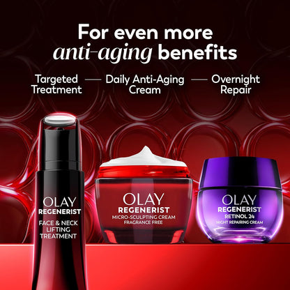 Olay_Face_Moisturizer,_Regenerist_Micro-Sculpting_Cream_for_Women,_Fragrance-Free_-_Anti-Aging,_Anti-Wrinkle,_Firming_Skin_Care_-_Triple_Collagen_Cream,_Peptide,_Hyaluronic_Acid,_Niacinamide,_2.6oz