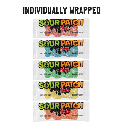 SOUR PATCH KIDS Big Kids Individually Wrapped Soft & Chewy Candy, Bulk Candy, Easter Candy, 240 Count Box