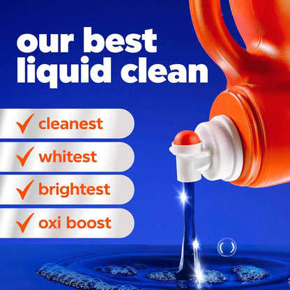 Tide Ultra Oxi Boost Liquid Laundry Detergent, Advanced Stain Remover with Extra Oxi Power