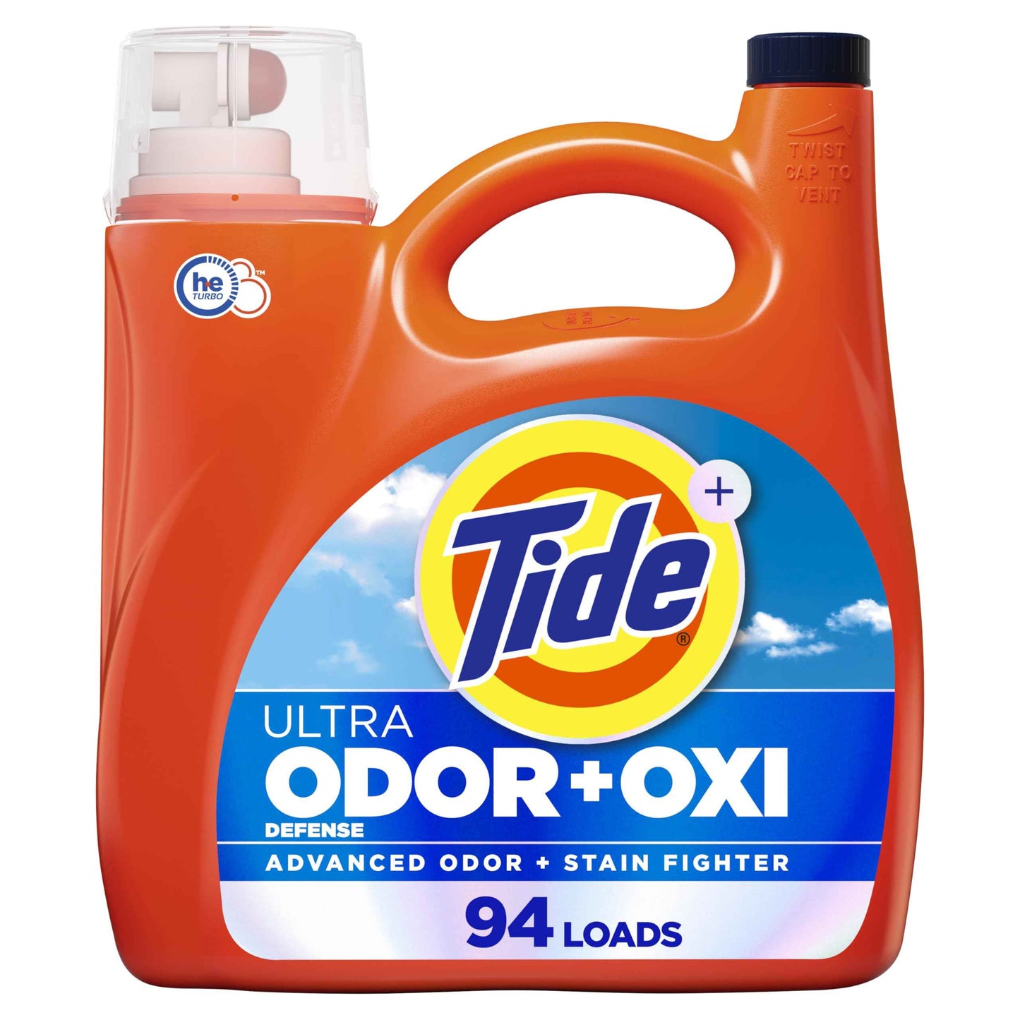 Tide Ultra Odor Defense Plus Oxi Liquid Laundry Detergent, Advanced Odor and Stain Fighting Laundry Detergent Liquid