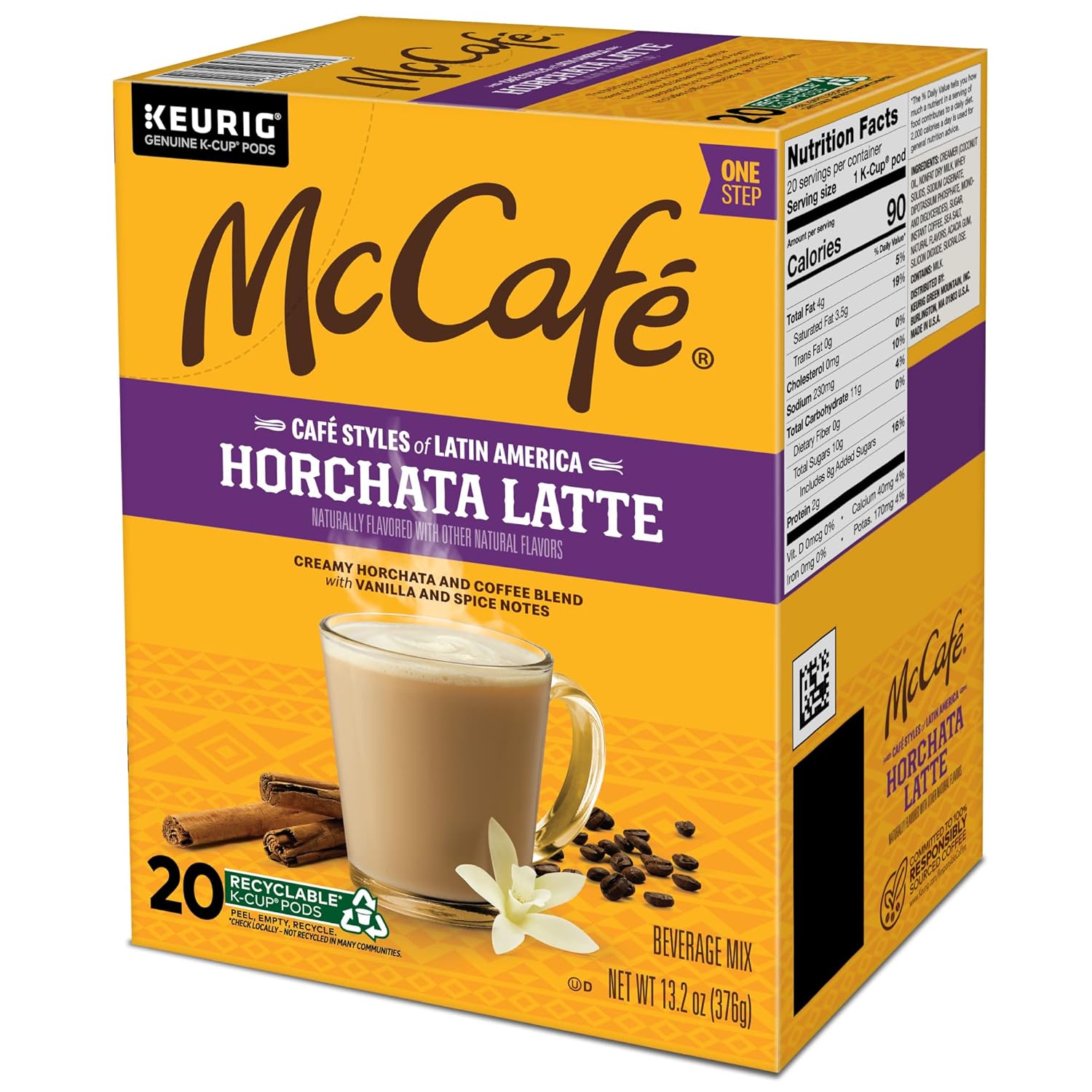 McCafe_Cafe_Styles_of_Latin_America_Horchata_Latte,_Keurig_Single_Serve_K-Cup_Coffee_Pods,_20_Count_(Pack_of_1)