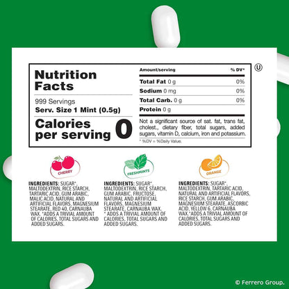 Tic Tac Variety Pack Mega Box, Bulk 27 Packs, Cherry, Freshmints, Orange, Refreshing Fruity Mints, Classic Box, 17.14 oz