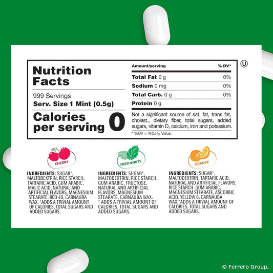 Tic Tac Variety Pack Mega Box, Bulk 27 Packs, Cherry, Freshmints, Orange, Refreshing Fruity Mints, Classic Box, 17.14 oz