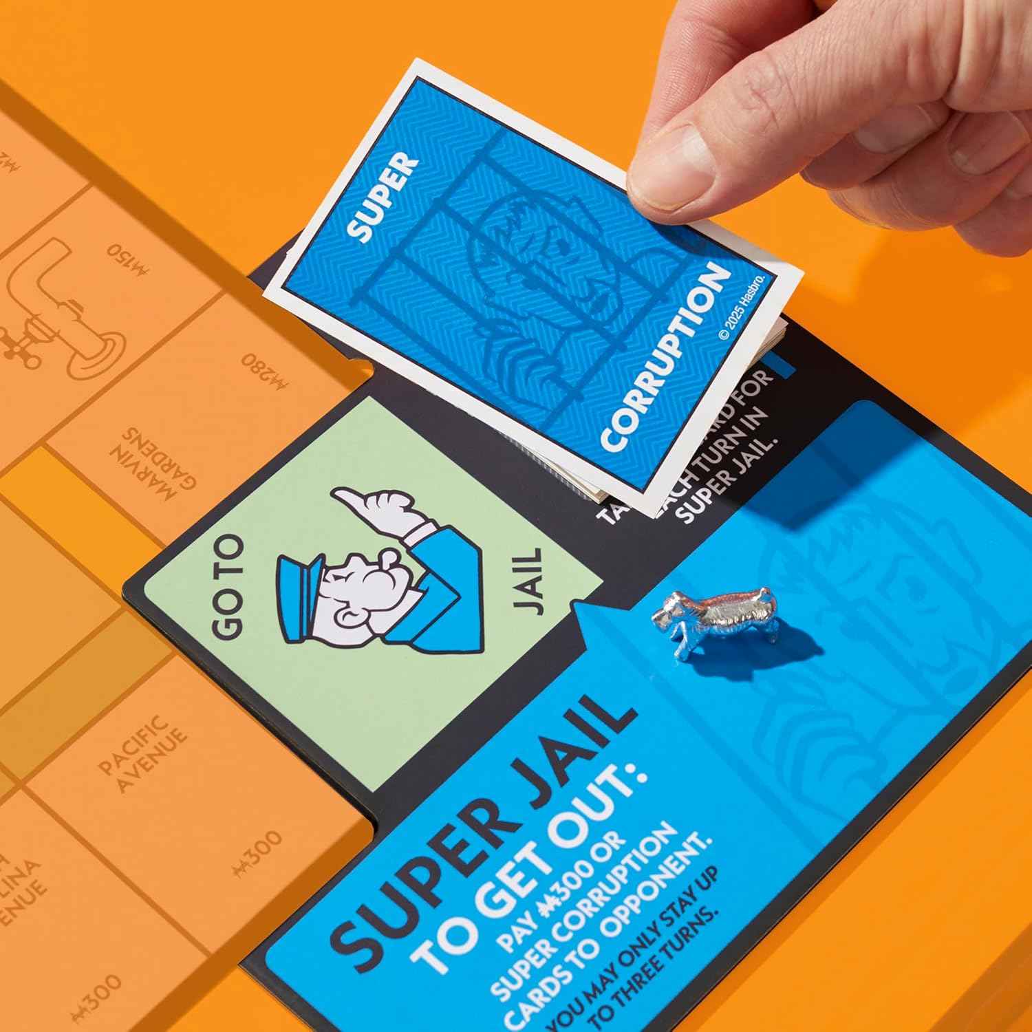 Monopoly Go to Jail Expansion | Add More Fun to Classic Monopoly Game and Play Faster | Ages 8+ | 2-6 Players | 40 Mins. | Family Board Games
